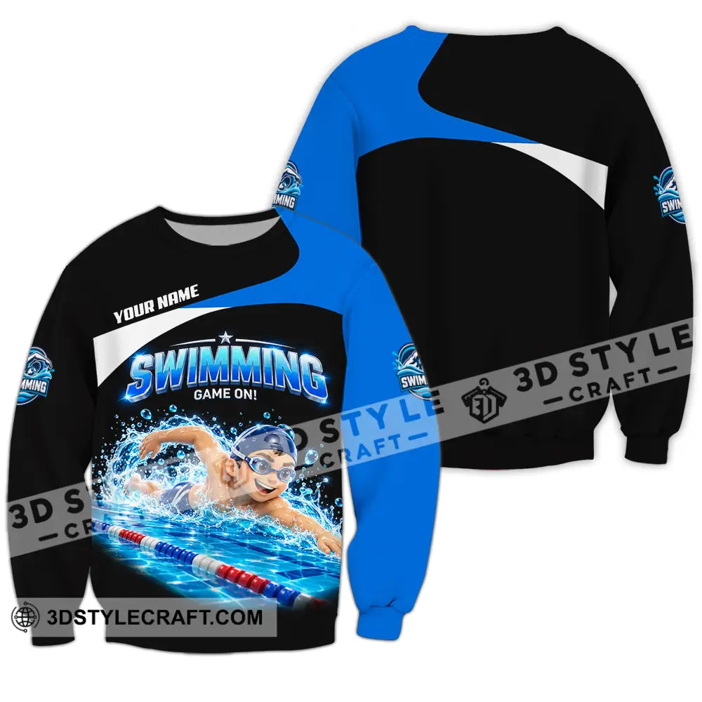 Unisex Shirt - Custom Swimming Shirt - Long Sleeve / S - T-shirt