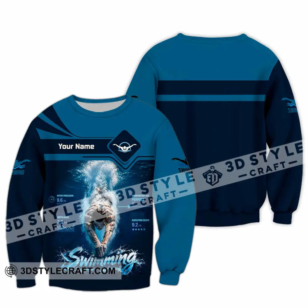 Unisex Shirt - Custom Swimming Shirt - Long Sleeve / S - T-shirt