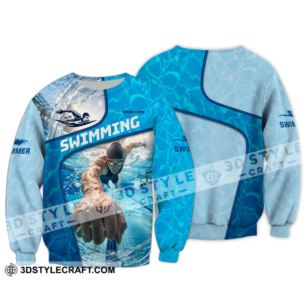 Unisex Shirt - Custom Swimming Shirt - Long Sleeve / S - T-shirt