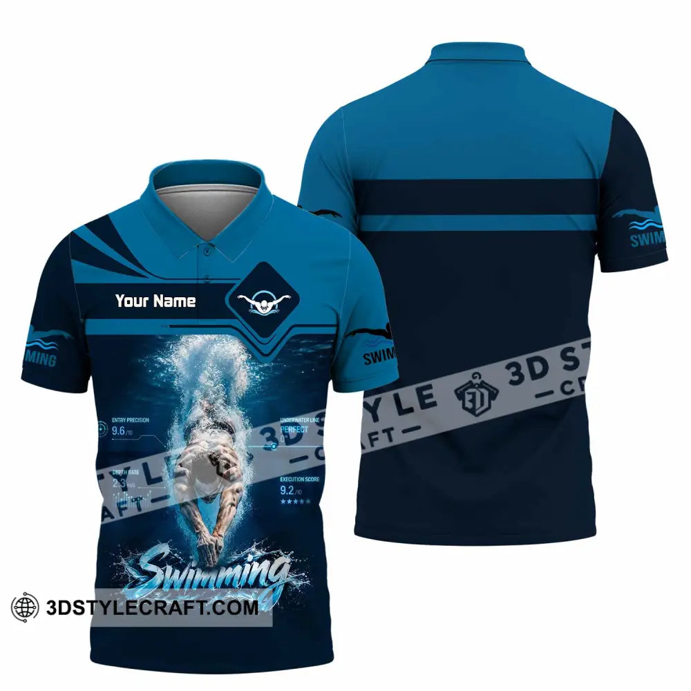 Unisex Shirt - Custom Swimming Shirt - Polo Shirt / S - T-shirt