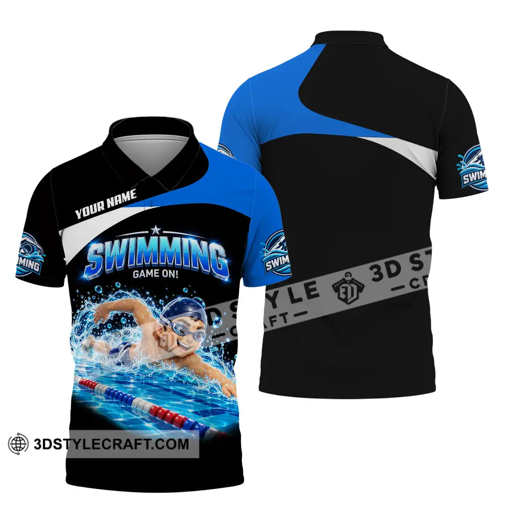 Unisex Shirt - Custom Swimming Shirt - Polo Shirt / S - T-shirt