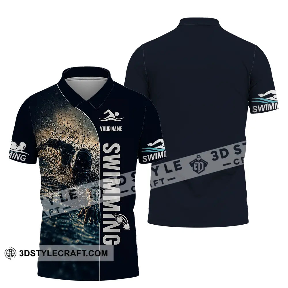 Unisex Shirt - Custom Swimming Shirt - Polo Shirt / S - T-shirt