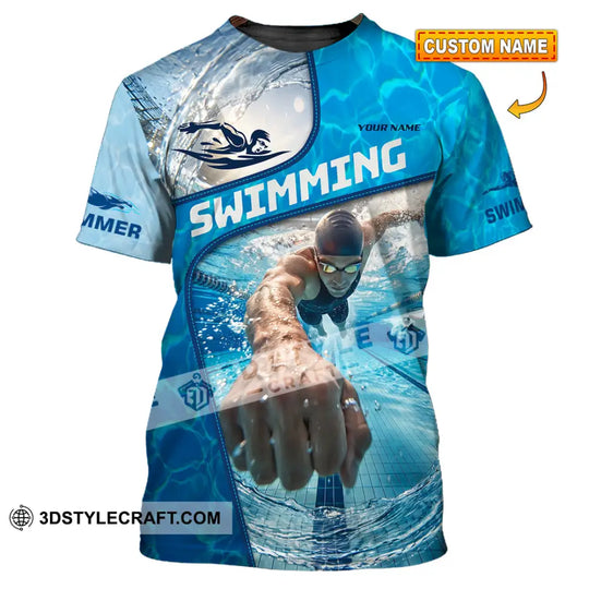 Unisex Shirt - Custom Swimming Shirt style option 1