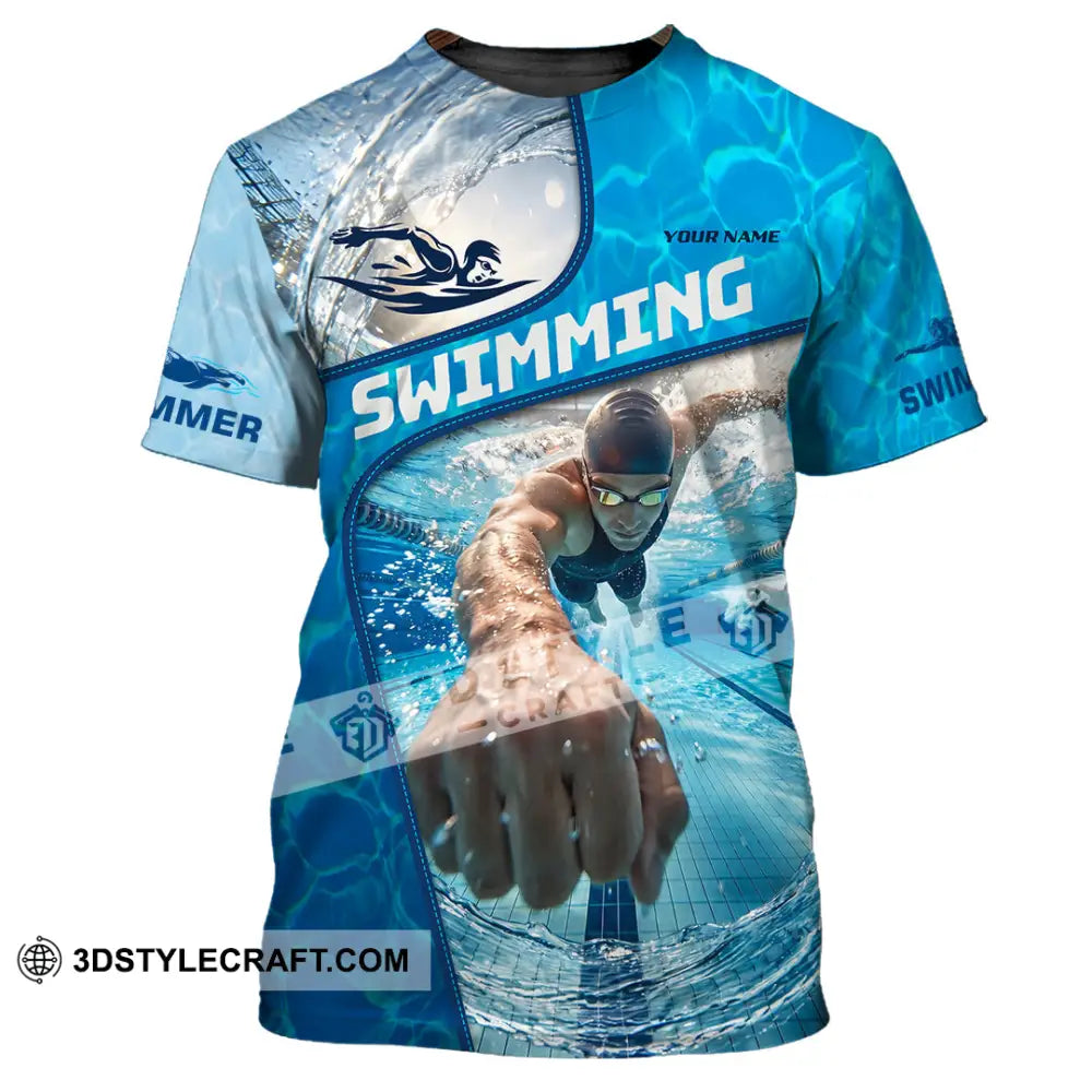 Unisex Shirt - Custom Swimming Shirt - T-Shirt / S - T-shirt