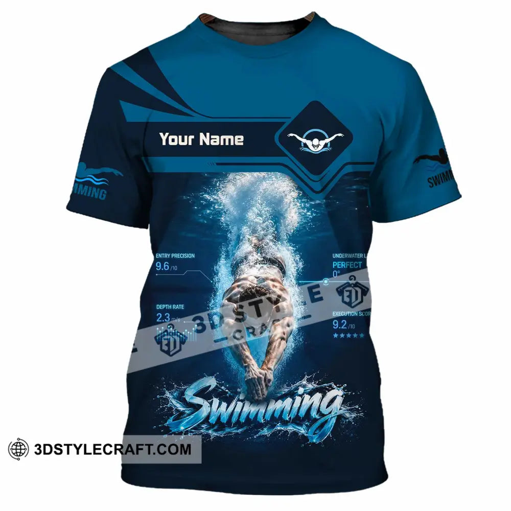 Unisex Shirt - Custom Swimming Shirt - T-Shirt / S - T-shirt