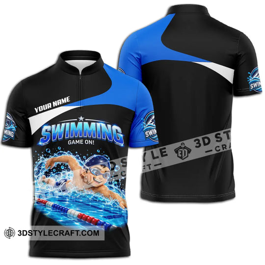 Unisex Shirt - Custom Swimming Shirt style option 2