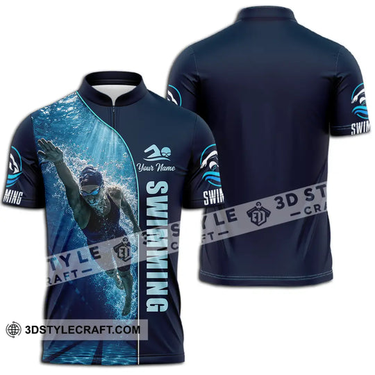 Unisex Shirt - Custom Swimming Shirt style option 2
