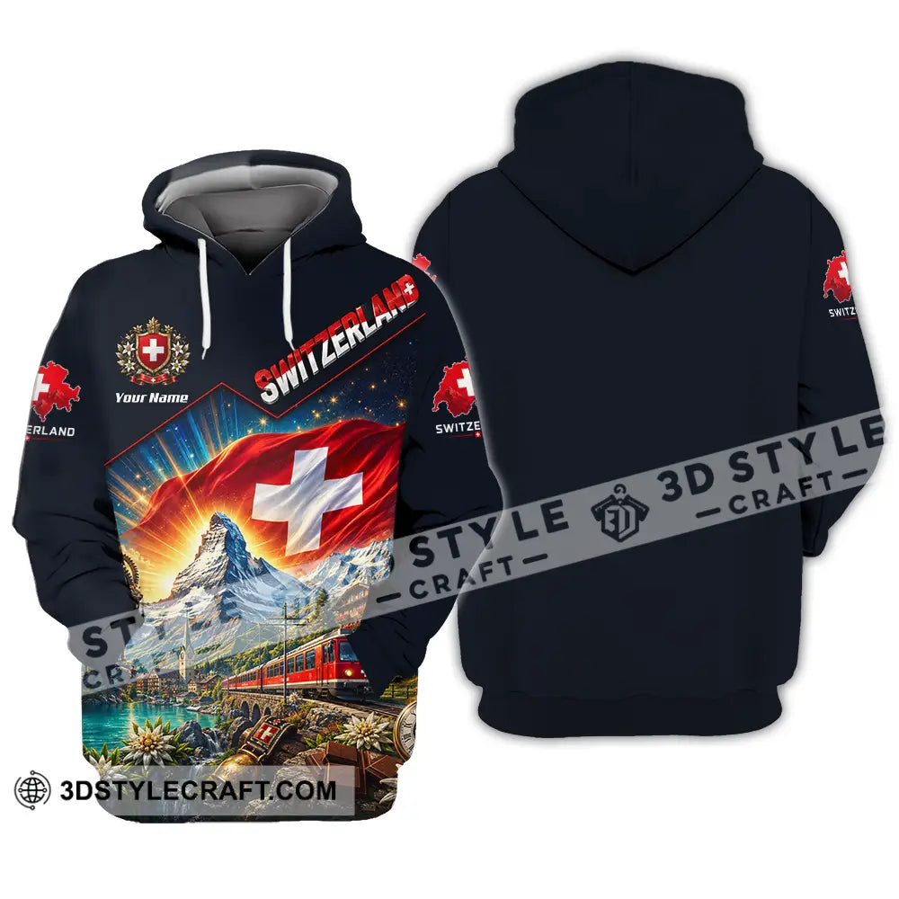 Unisex Shirt - Custom Switzerland Shirt - Hoodie / S - T-shirt