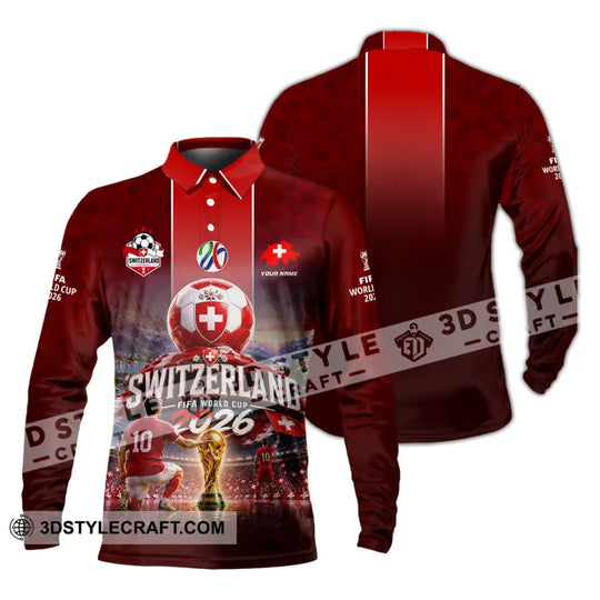 Unisex Shirt - Custom Switzerland Shirt style option 4
