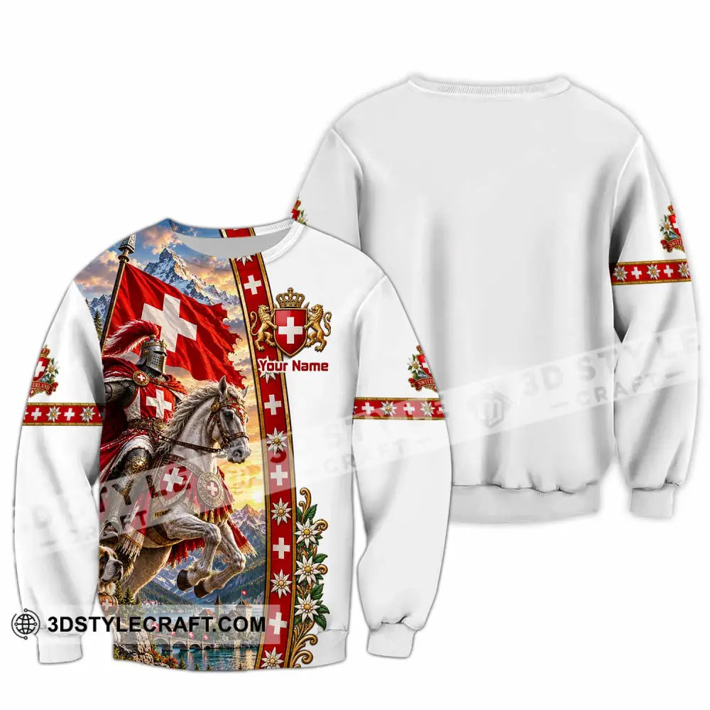 Unisex Shirt - Custom Switzerland Shirt - Long Sleeve / S - T-shirt