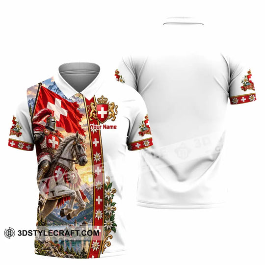 Unisex Shirt - Custom Switzerland Shirt style option 4
