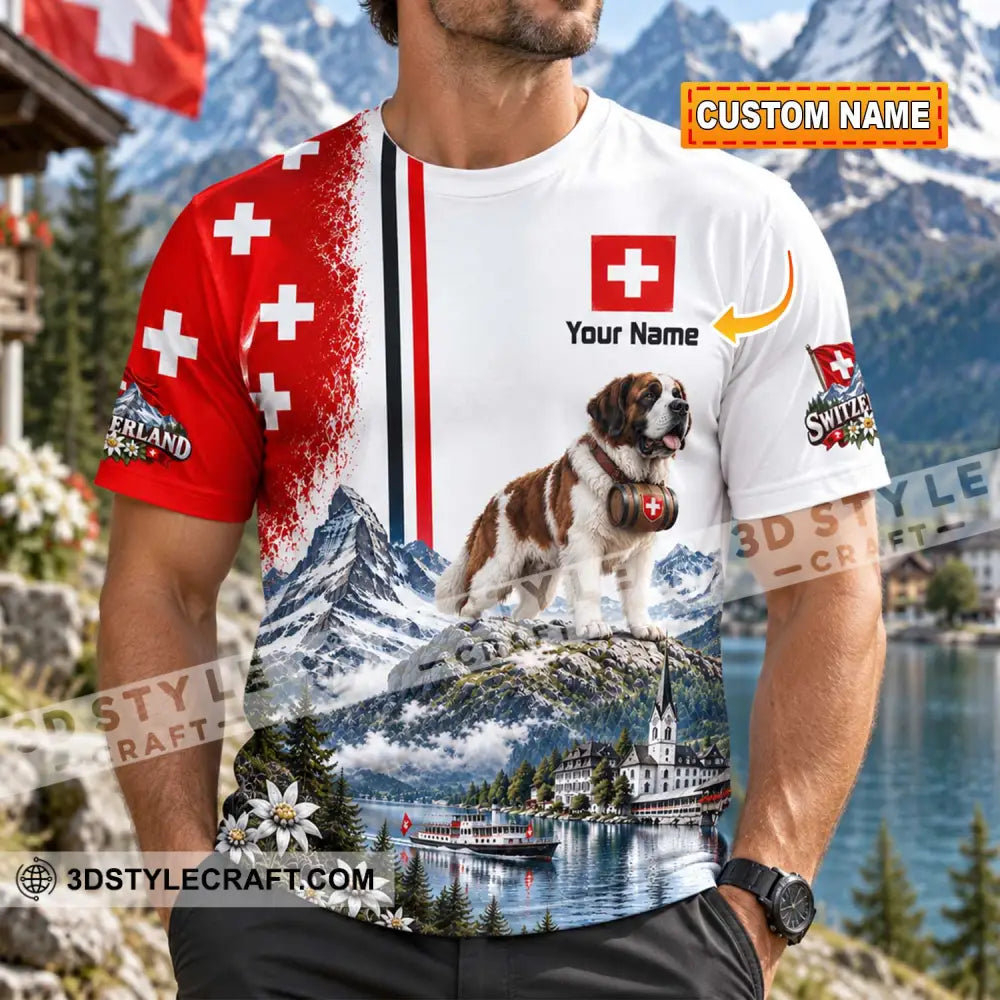 Unisex Shirt - Custom Switzerland Shirt - T-shirt