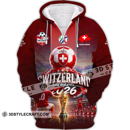 Unisex Shirt - Custom Switzerland Shirt style option 3