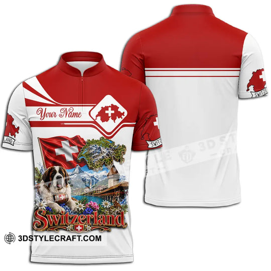 Unisex Shirt - Custom Switzerland Shirt style option 2