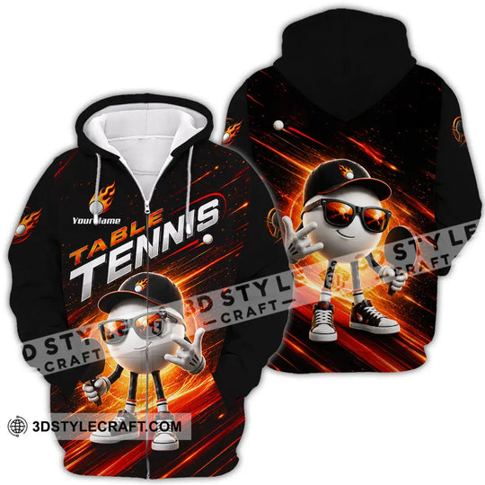 Unisex Shirt - Custom Table Tennis Shirt style option 4