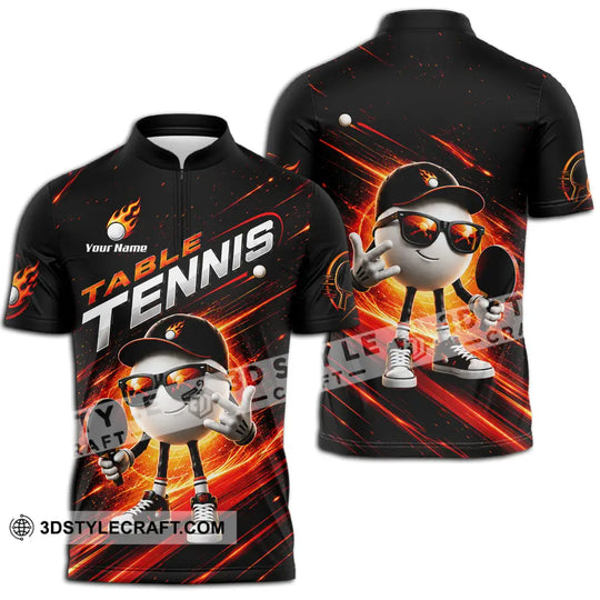 Unisex Shirt - Custom Table Tennis Shirt style option 2