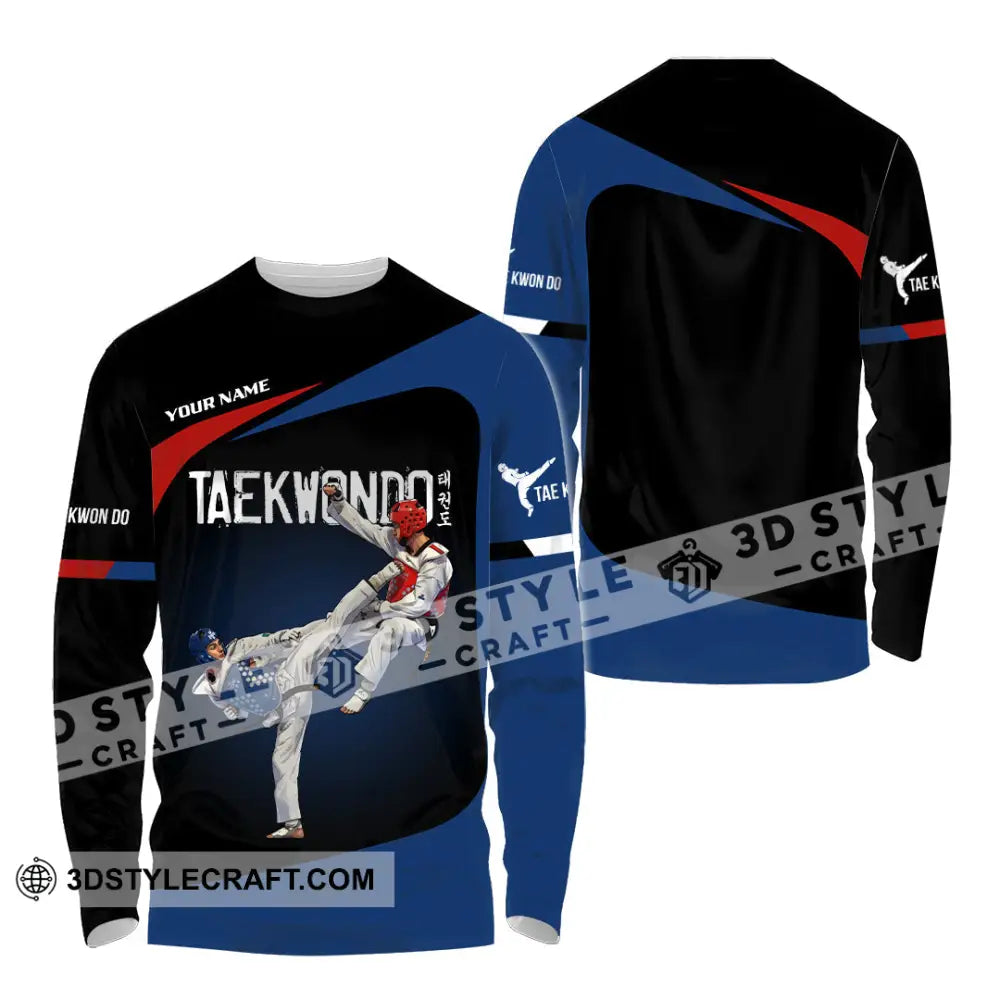 Unisex Shirt - Custom Taekwondo 3D Shirt Long Sleeve Shirt / S T-shirt
