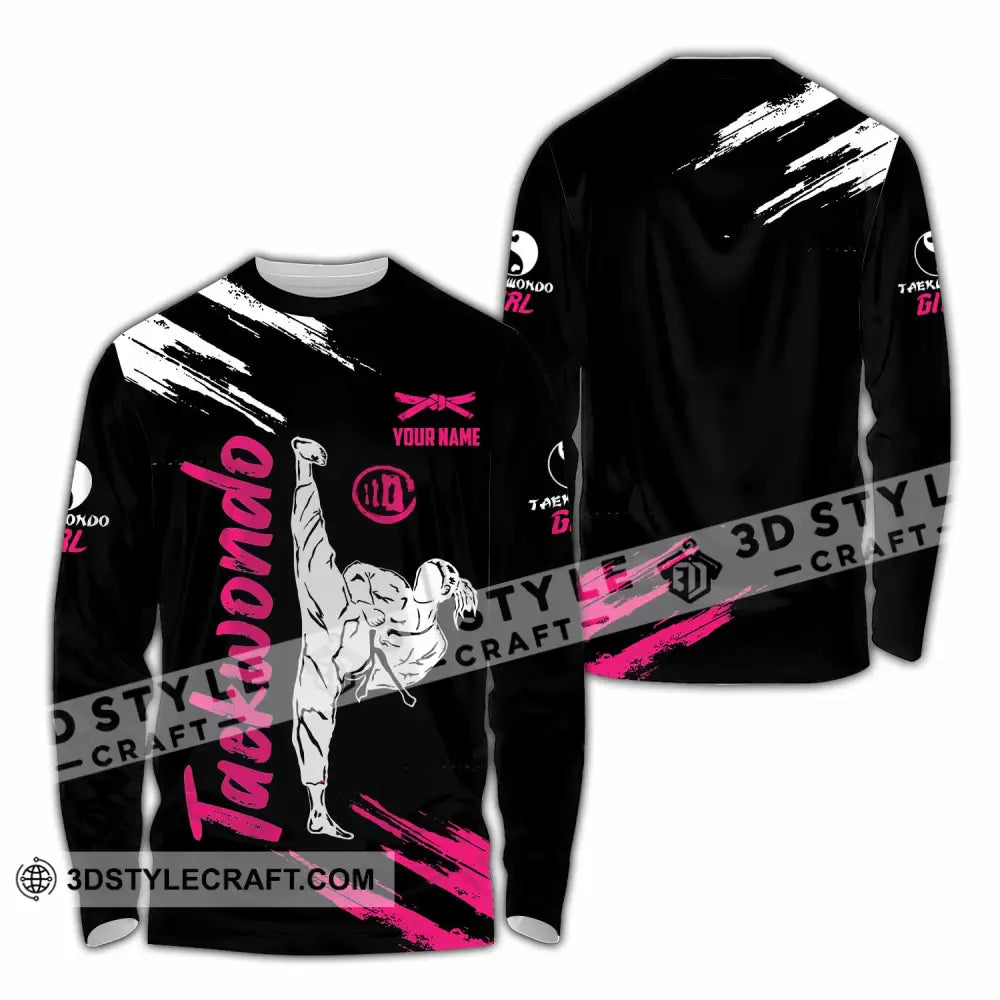 Unisex Shirt - Custom Taekwondo 3D Shirt Long Sleeve Shirt / S T-shirt