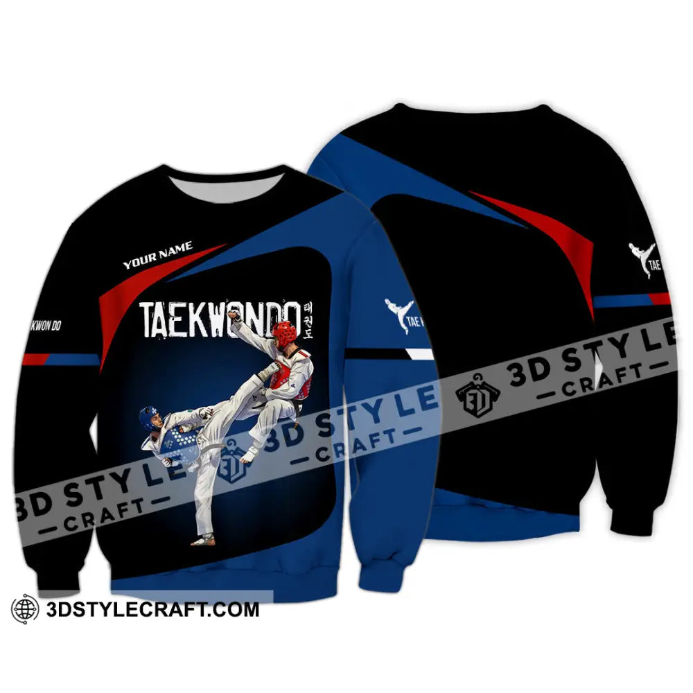 Unisex Shirt - Custom Taekwondo 3D Shirt Long Sleeve / S T-shirt