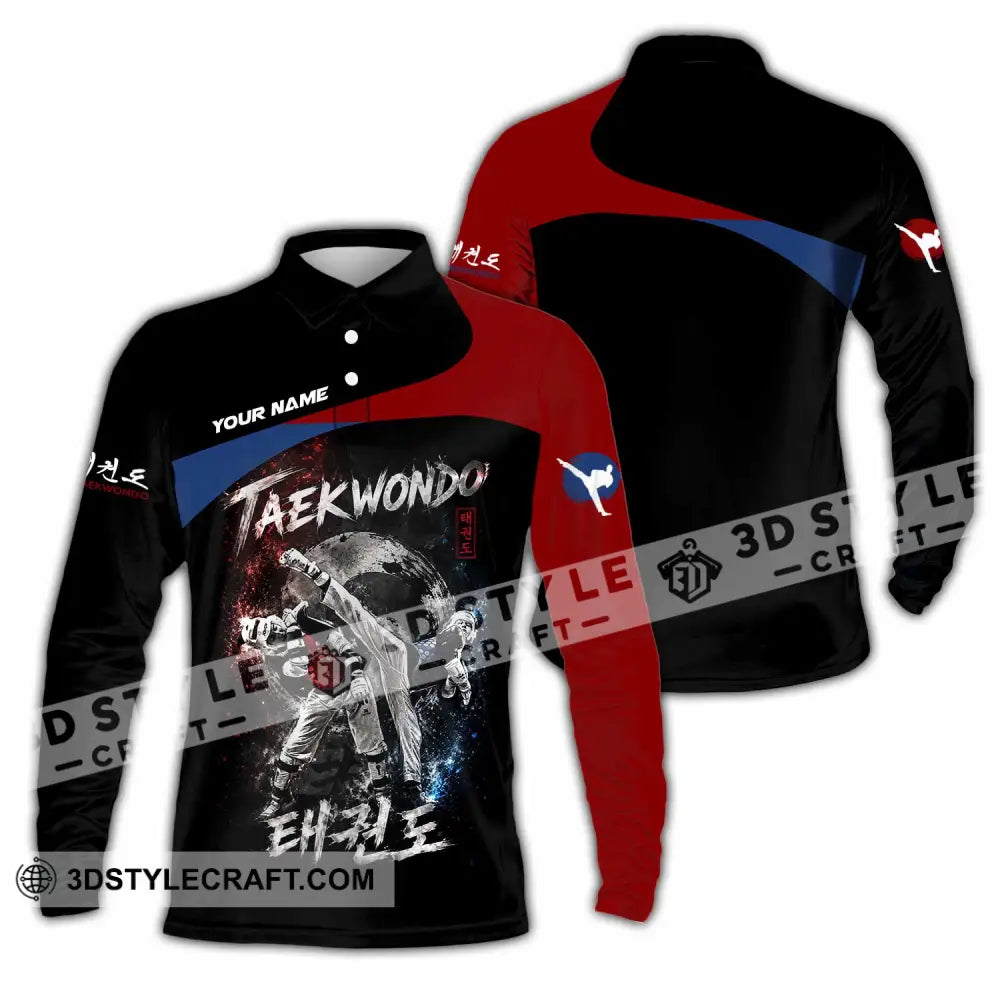 Unisex Shirt - Custom Taekwondo Shirt - Long Sleeve Polo / S - T-shirt