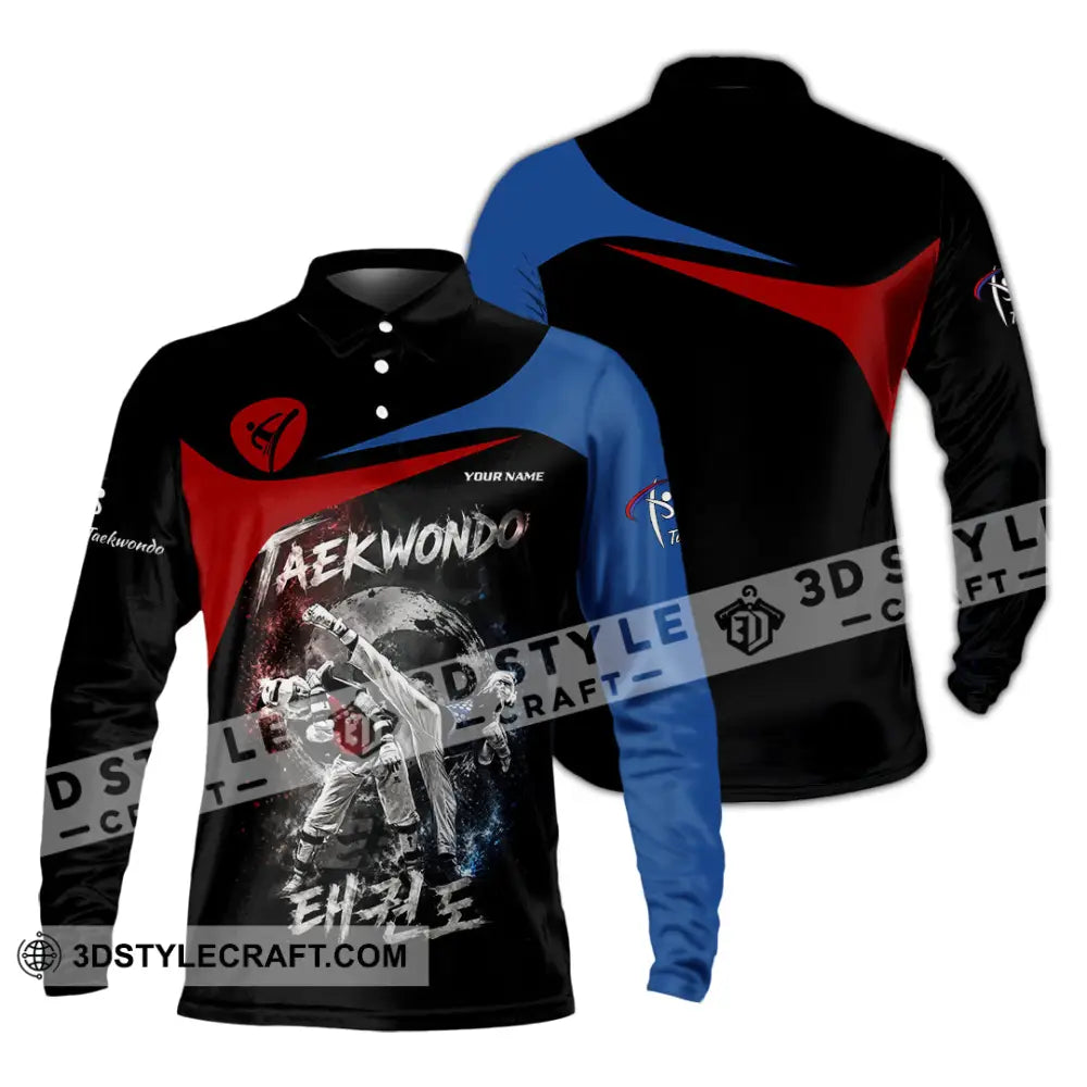 Unisex Shirt - Custom Taekwondo Shirt - Long Sleeve Polo / S - T-shirt