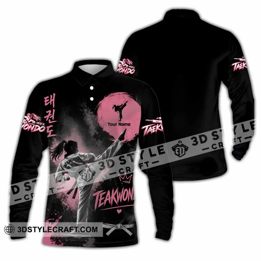 Unisex Shirt - Custom Taekwondo Shirt - Long Sleeve Polo / S - T-shirt