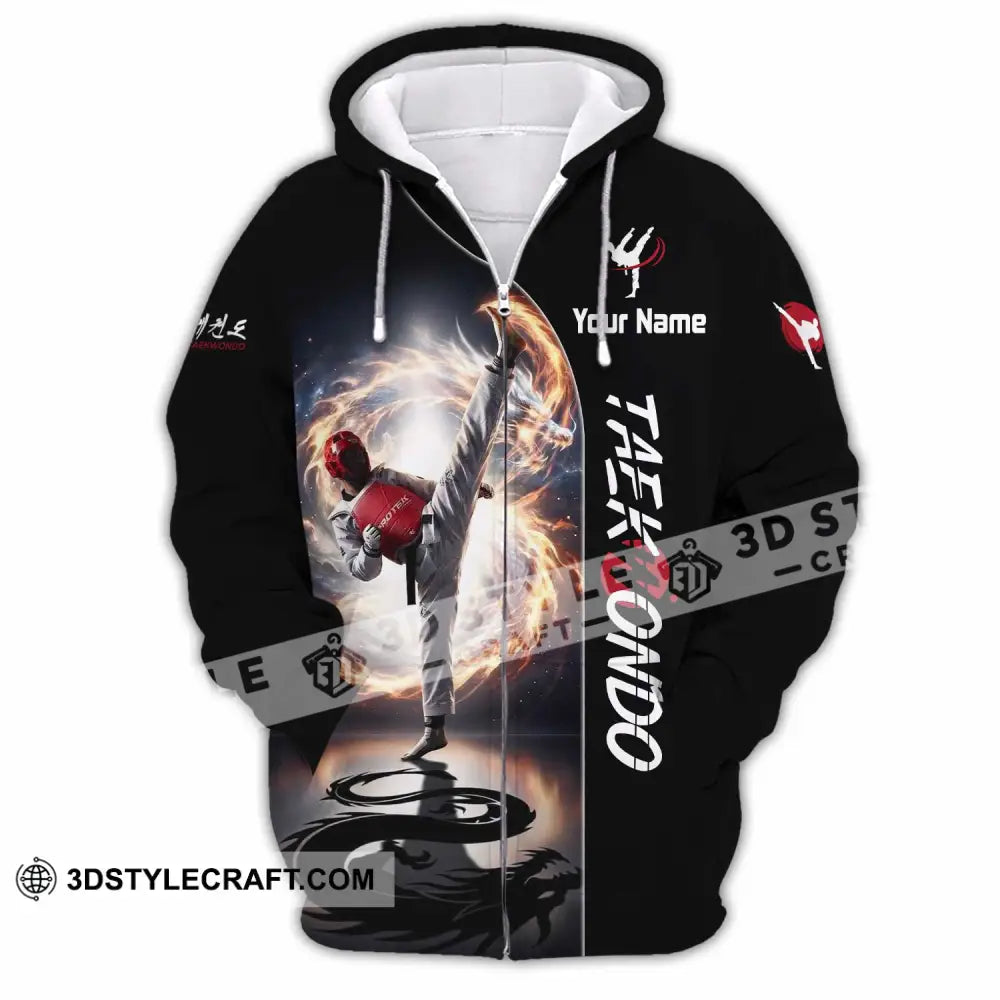 Unisex Shirt - Custom Taekwondo Shirt - Zipper Hoodie / S - T-shirt