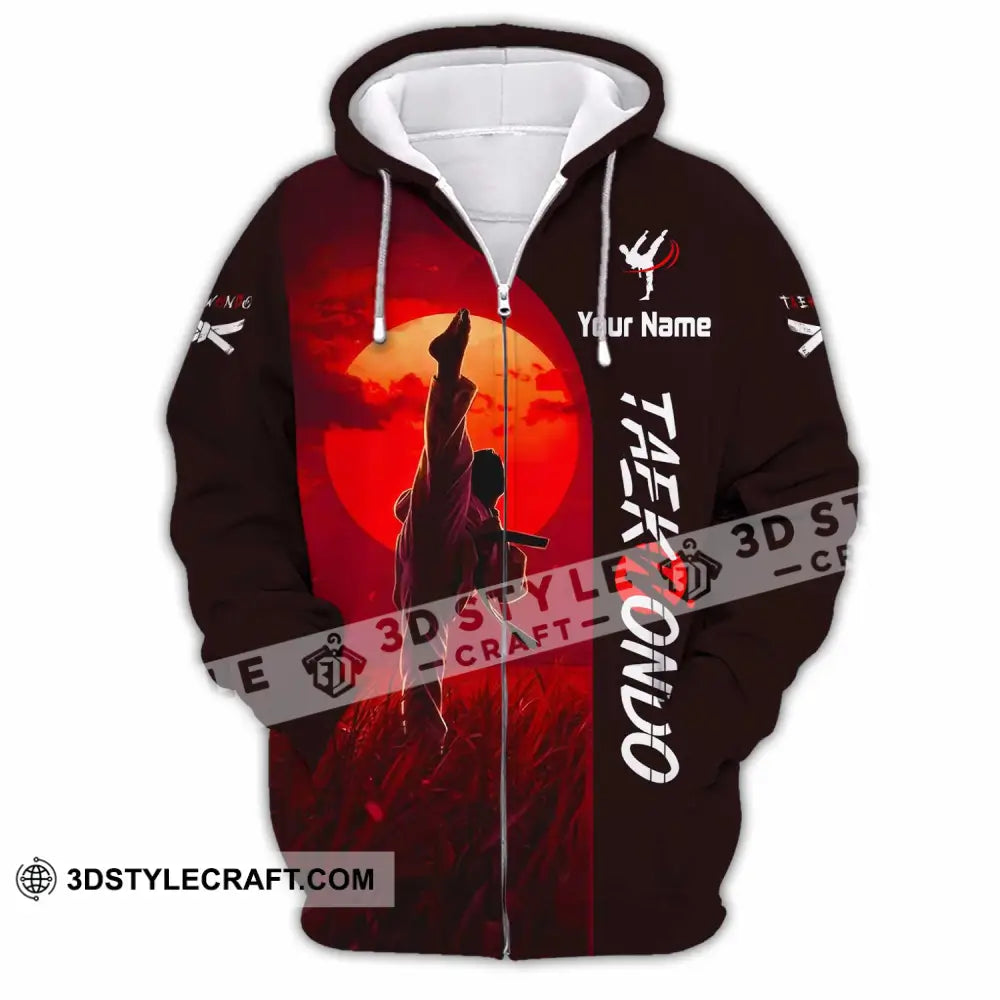 Unisex Shirt - Custom Taekwondo Shirt - Zipper Hoodie / S - T-shirt