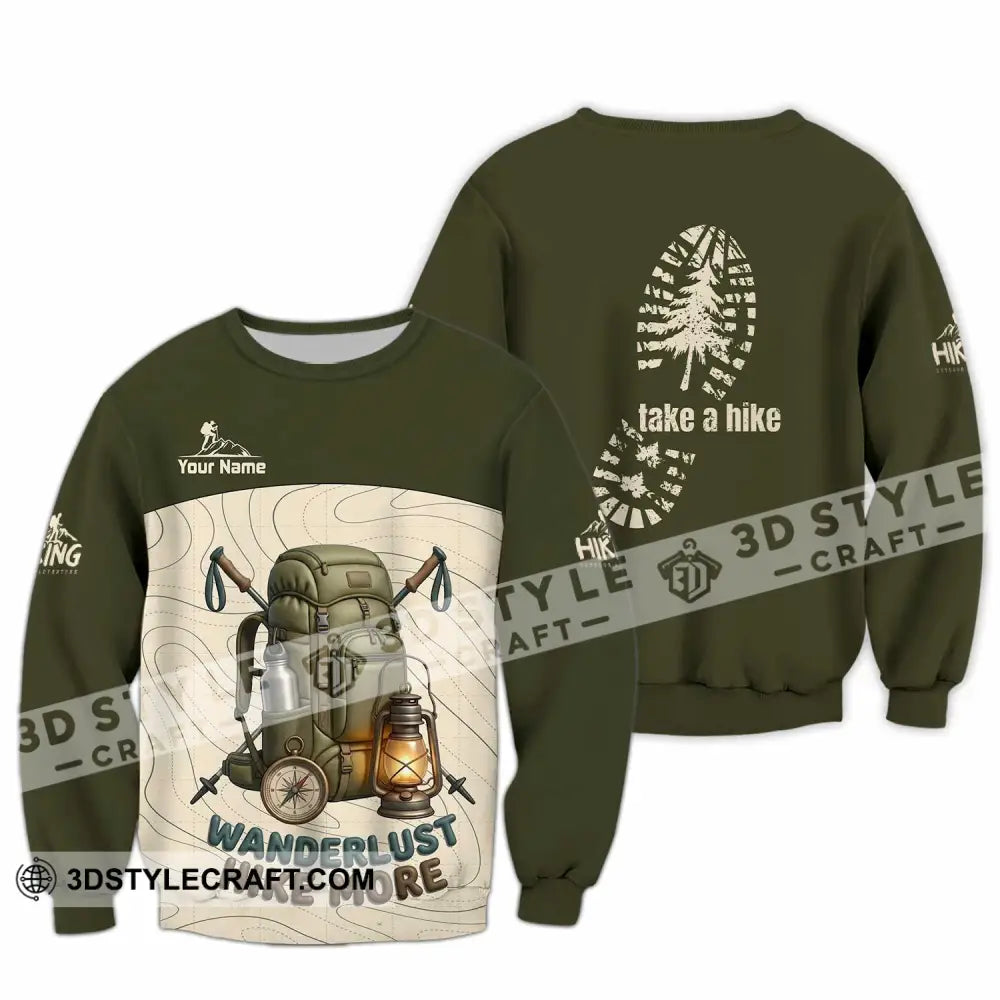 Unisex Shirt - Custom Take A Hike Wanderlust Hike More Shirt - Long Sleeve / S - T-shirt