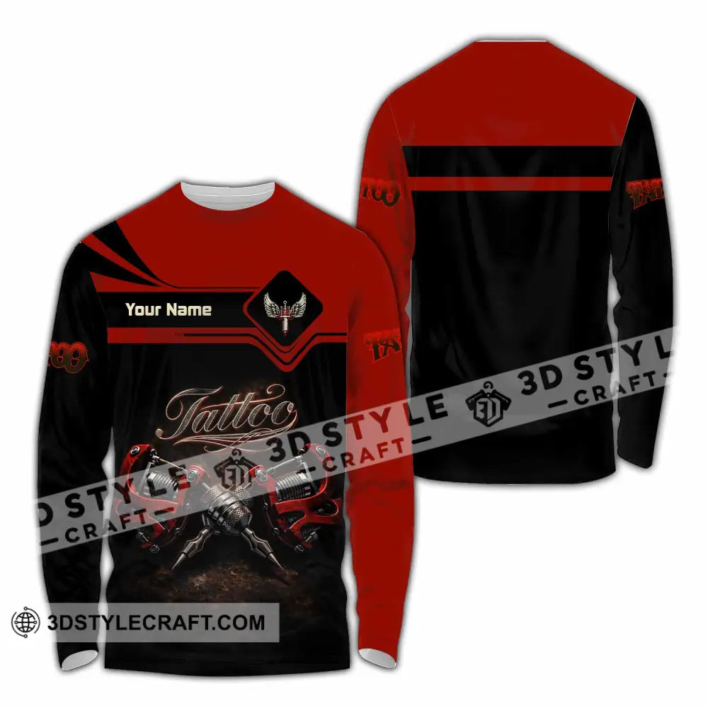 Unisex Shirt - Custom Tattoo Shirt - Long Sleeve Shirt / S - T-shirt