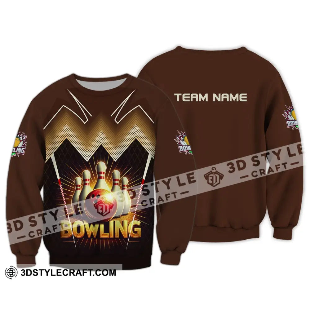 Unisex Shirt Custom Team Name Bowling For Clubs Gift Long Sleeve / S T-Shirt