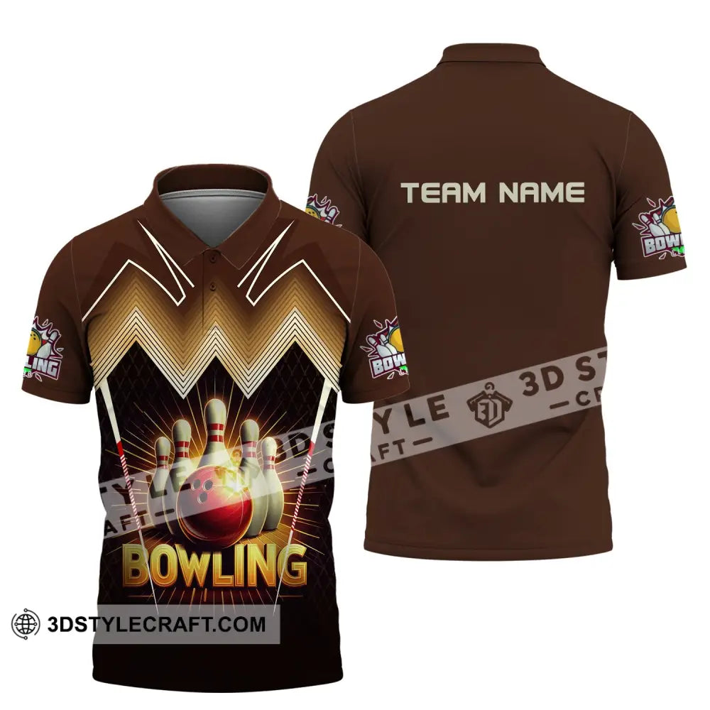 Unisex Shirt Custom Team Name Bowling For Clubs Gift Polo / S T-Shirt