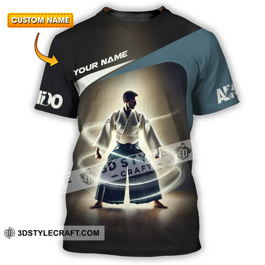 Unisex Shirt - Custom Text Shirt Aikido style option 1