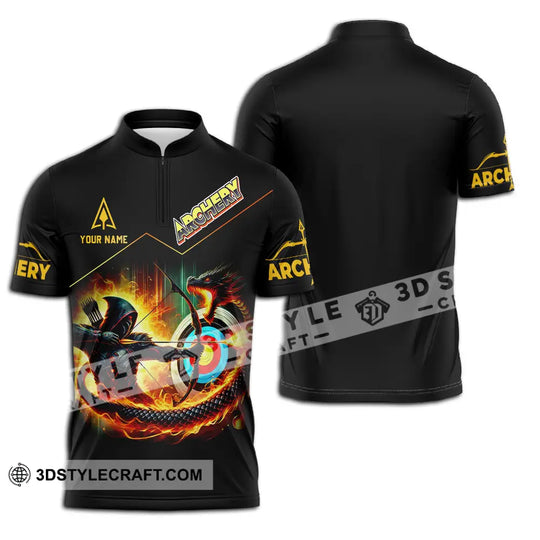 Unisex Shirt - Custom Text Shirt Archery style option 2