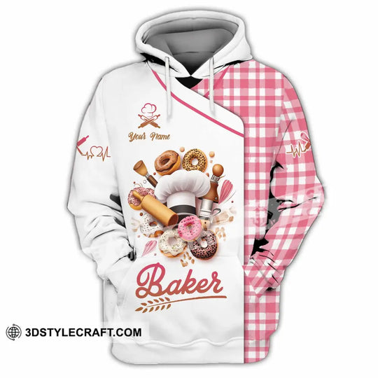 Unisex Shirt - Custom Text Shirt, Baker Shirt style option 4