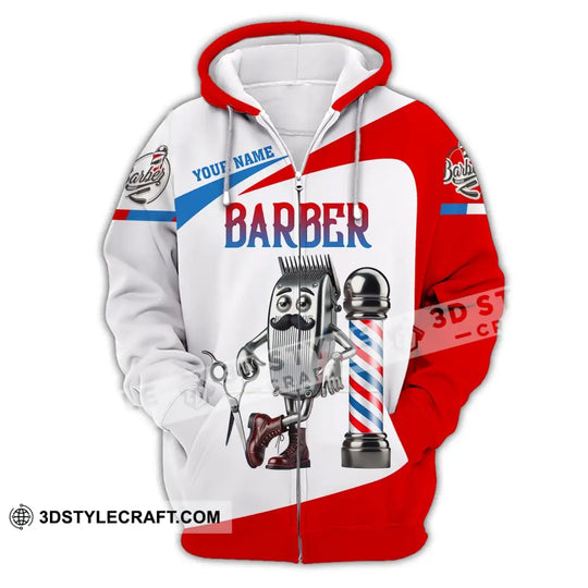 Unisex Shirt - Custom Text Shirt Barber style option 3