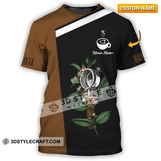 Unisex Shirt - Custom Text Shirt, Barista Shirt style option 1