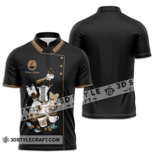Unisex Shirt - Custom Text Shirt, Barista Shirt style option 2