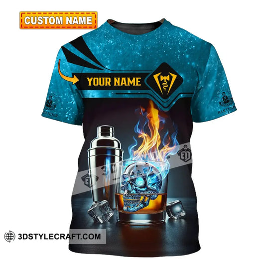 Unisex Shirt - Custom Text Shirt Bartender style option 1