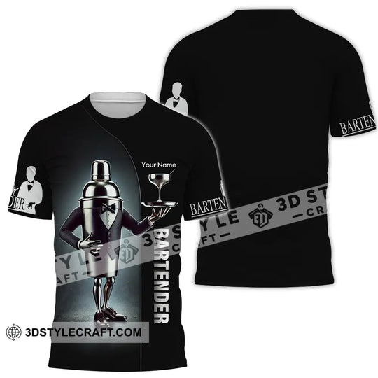 Unisex Shirt - Custom Text Shirt Bartender style option 2
