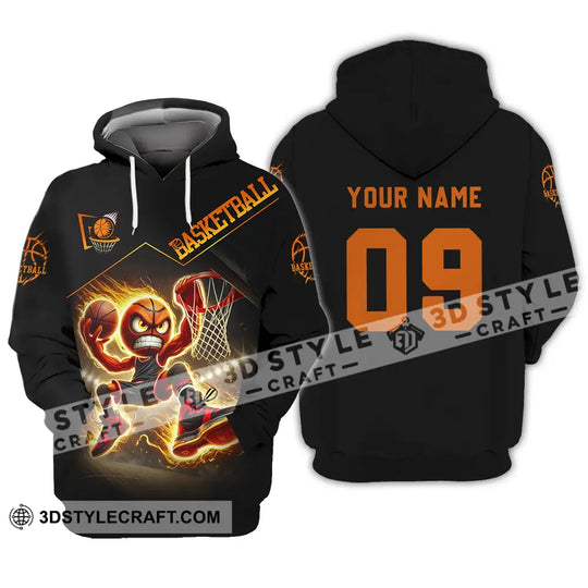 Unisex Shirt - Custom Text Shirt Basketball style option 3