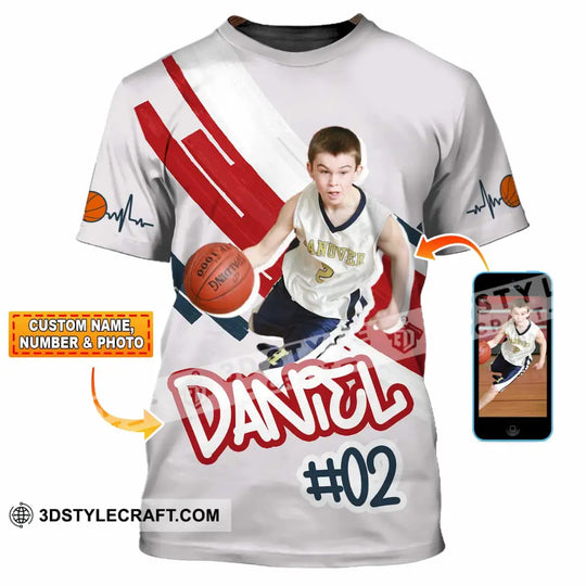 Unisex Shirt - Custom Text Shirt, Basketball Shirt style option 1