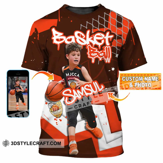 Unisex Shirt - Custom Text Shirt, Basketball Shirt style option 1