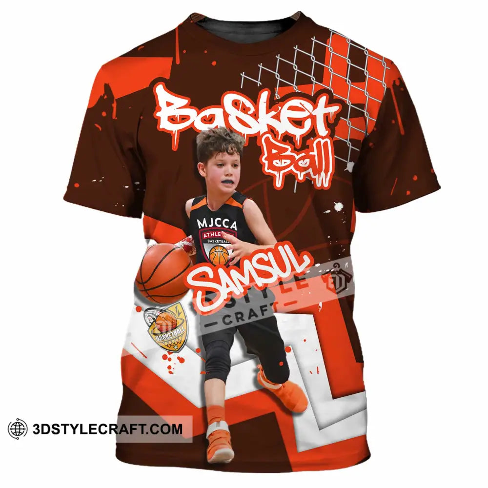 Unisex Shirt - Custom Text Shirt Basketball Shirt - T-Shirt / S - T-shirt