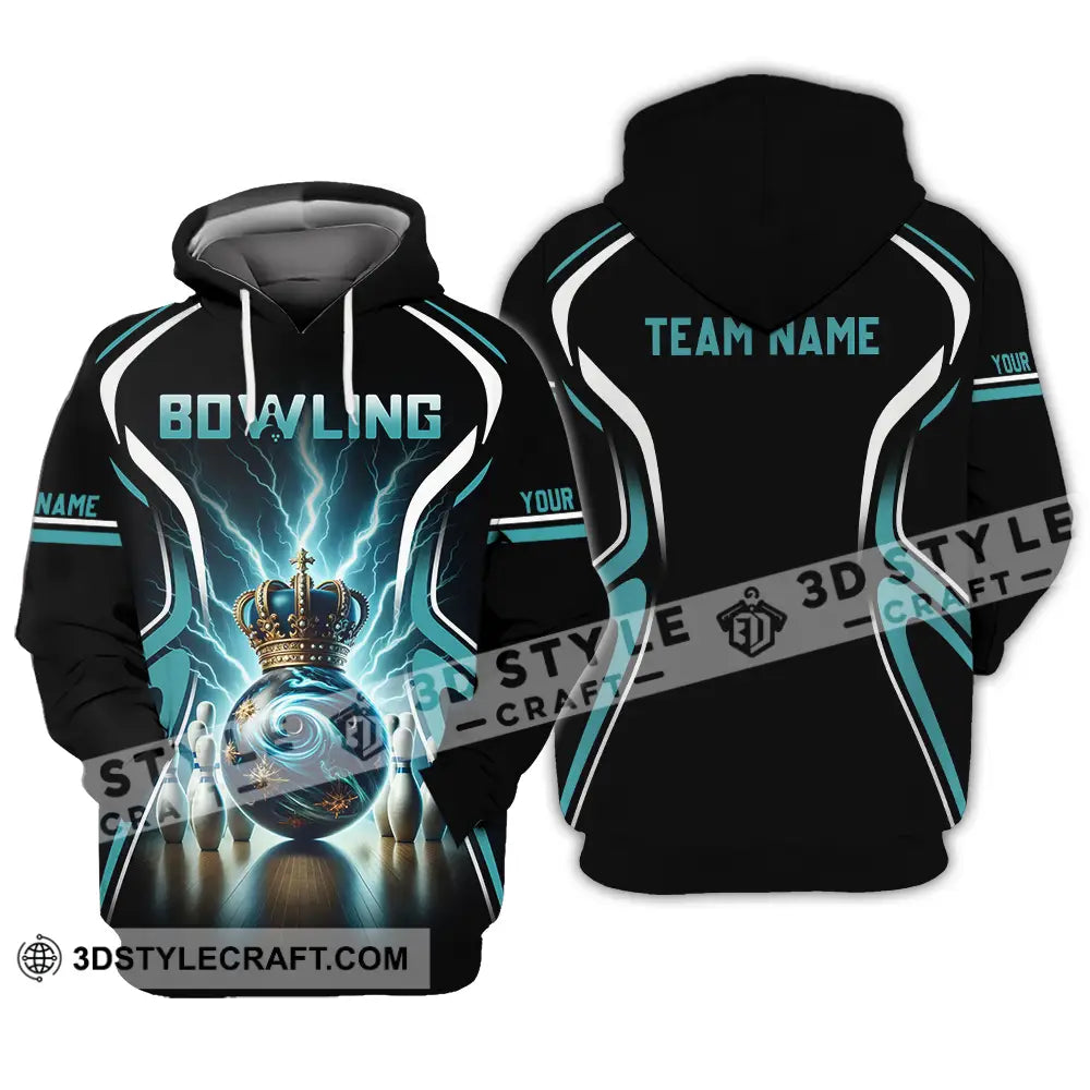 Unisex Shirt - Custom Text Shirt Bowling Shirt Hoodie / S T-shirt