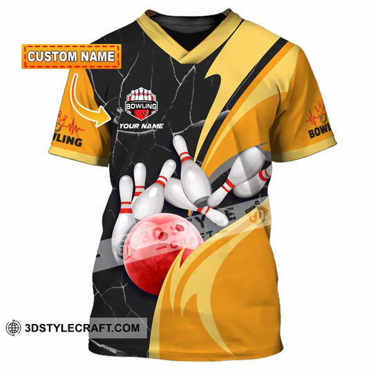 Unisex Shirt - Custom Text Shirt, Bowling Shirt style option 1