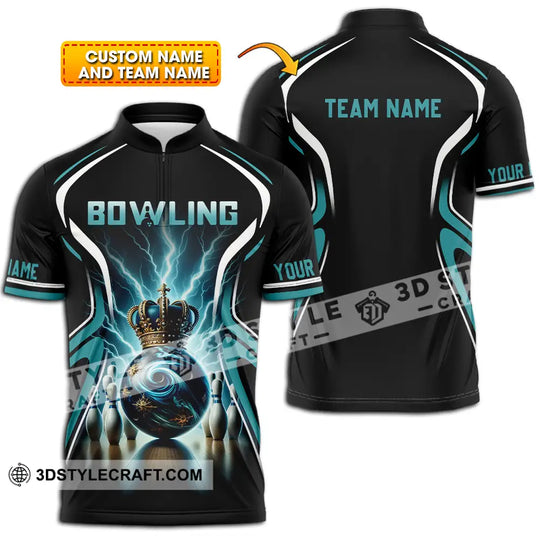 Unisex Shirt - Custom Text Shirt, Bowling Shirt style option 1