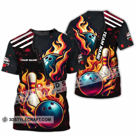 Unisex Shirt - Custom Text Shirt, Bowling Shirt style option 3