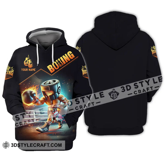 Unisex Shirt - Custom Text Shirt Boxing style option 4