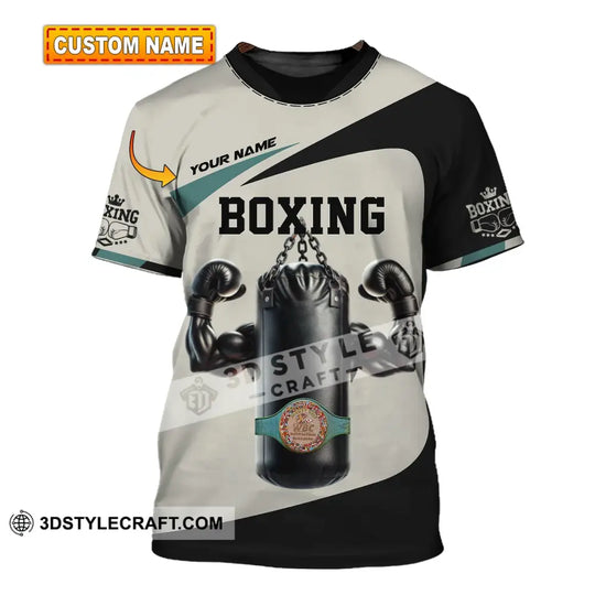 Unisex Shirt - Custom Text Shirt Boxing style option 1